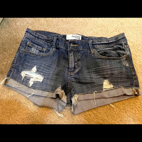 Charlotte Russe  Jean shorts size 8 - Picture 1 of 3